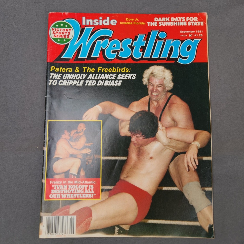 Inside Wrestling Magazine September 1981 Ivan Koloff Patera Dory Jr Collectible‎